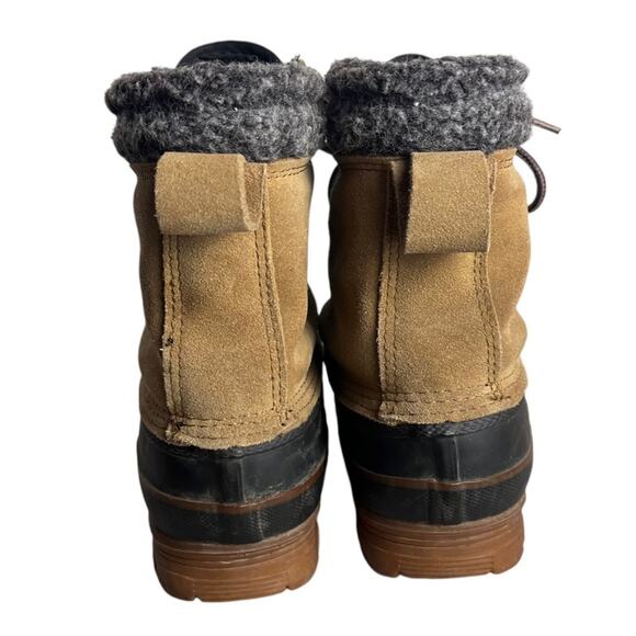 Duck Boots Womens 9 Leather Winter Rain Insulated Insoles of DuPont Thermo Lite - Picture 3 of 8